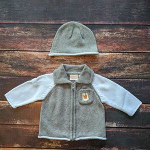 Baby Boys' Sweater & Hat Set